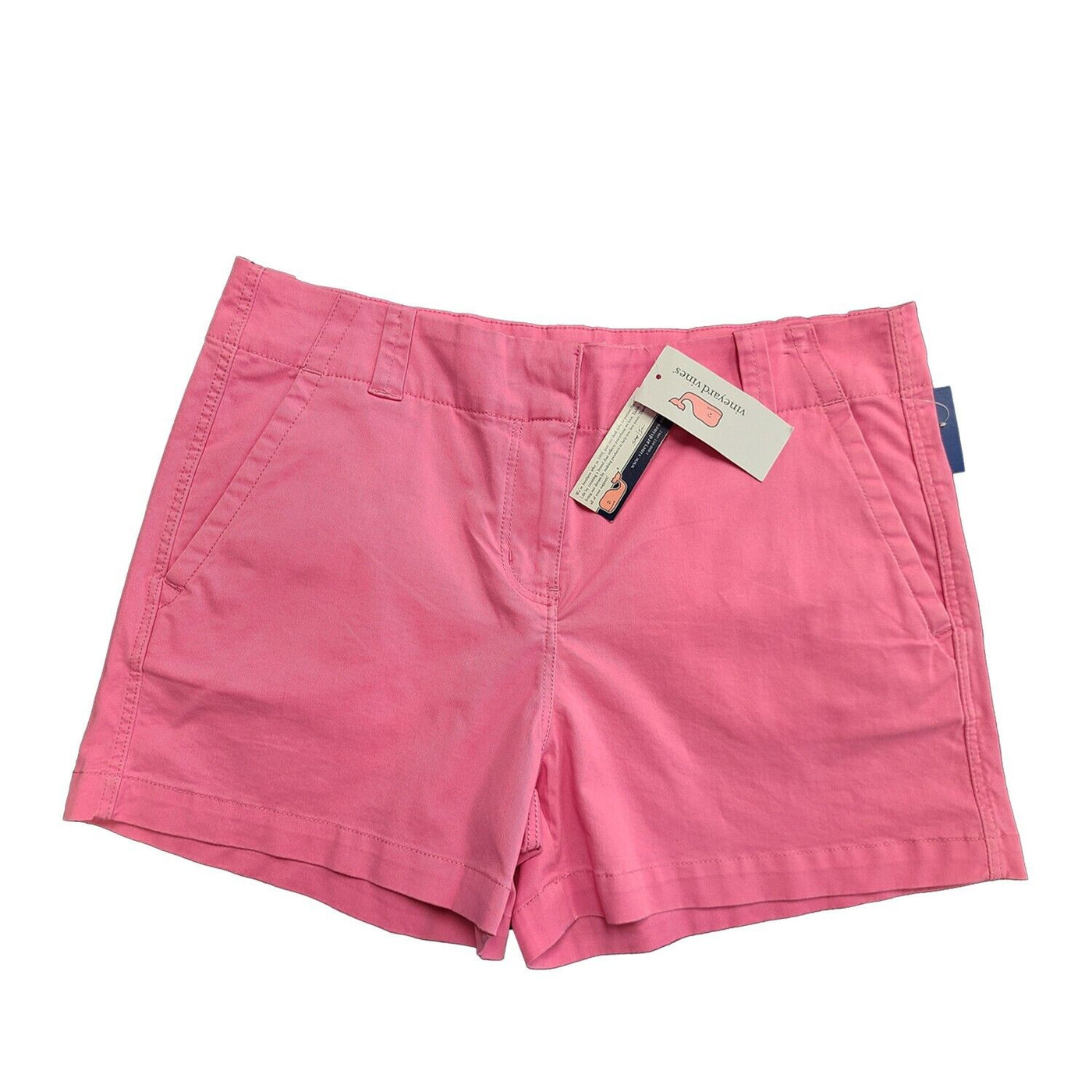 Vineyard Vines Women's Strawberry Moon Shorts Everyday Solid Pockets (S03)