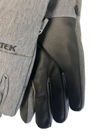 Snotek Women's Grey Embroidered Performance Winter Gloves ST161 (S04)