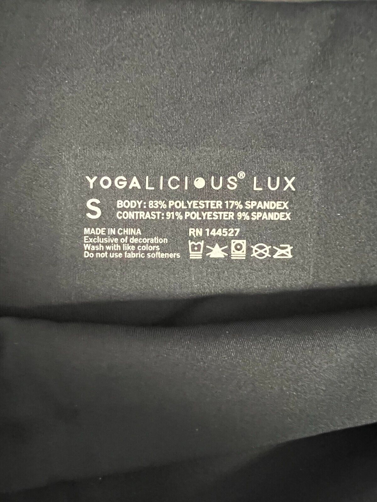 Yogalicious Lux Women's Black Yoga Athletic Biker Shorts (S01)