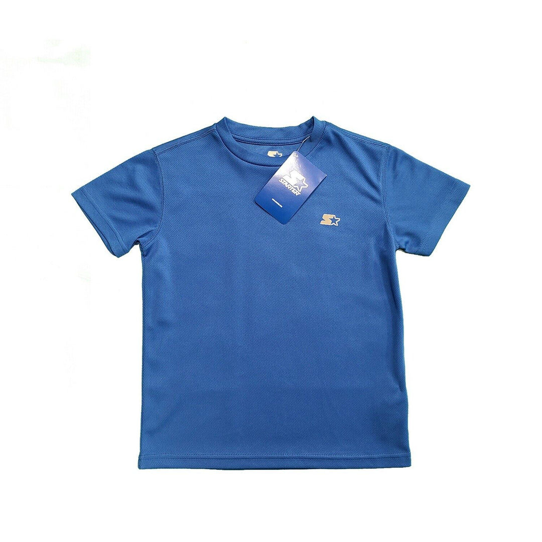 Starter 2 PACK Kids T-Shirt Blue & White Short Sleeve (2pc)