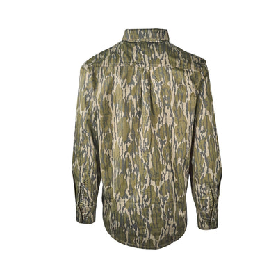 Companions Mossyoak Men's Shirt Dirt Cotton Twill 2 Flap Pockets L/S (S01 - S04)