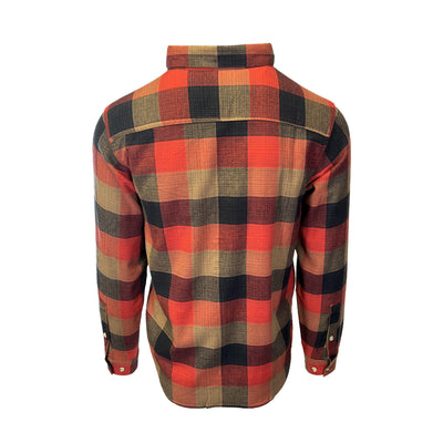 Columbia Men's Red Jasper Buffalo Check Shirt Cornell Woods Flannel L/S (698)