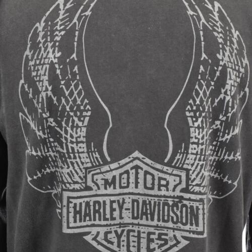 HD Branded Men's T-Shirt Specialty Washed Long Sleeve Henley (S43)