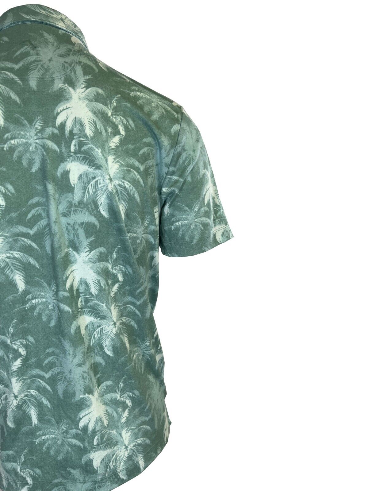 Tommy Bahama Men's Green Palm Impressions Polo 3 Buttons T-Shirt (S14)