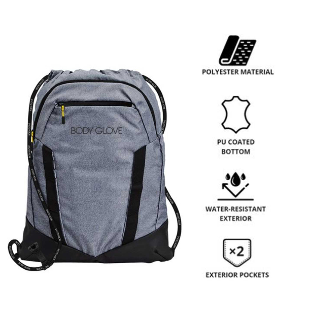 Body Glove Cinch Backpack - Grey (S06)