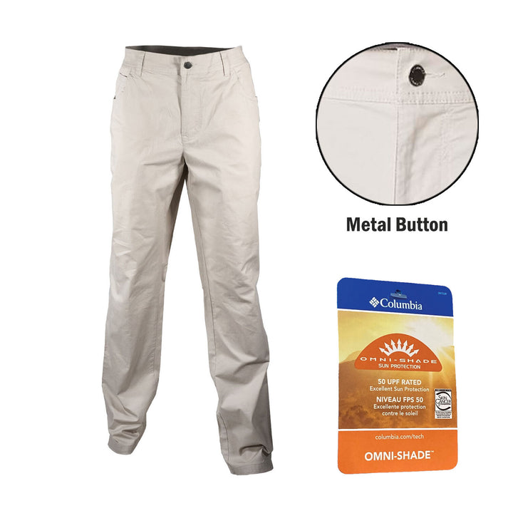 Columbia Men's Dark Stone Pant Rapid Rivers Straight Leg Regular Fit (278)