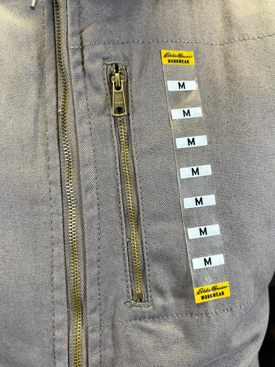 Eddie Bauer Men’s Gravel Jacket Workwear Heavy-Duty YKK Zipper (S01)