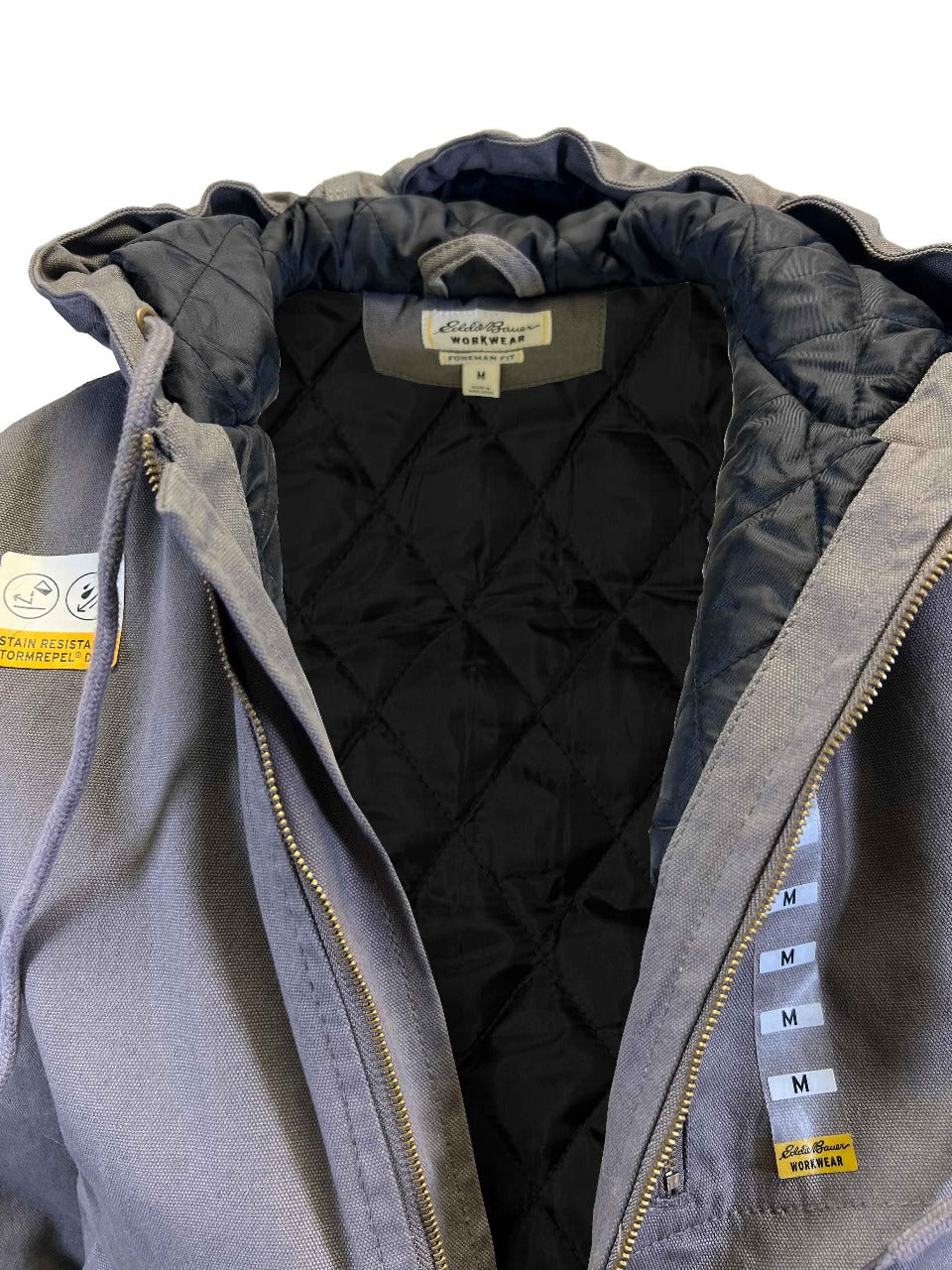 Eddie Bauer Men’s Gravel Jacket Workwear Heavy-Duty YKK Zipper (S01)