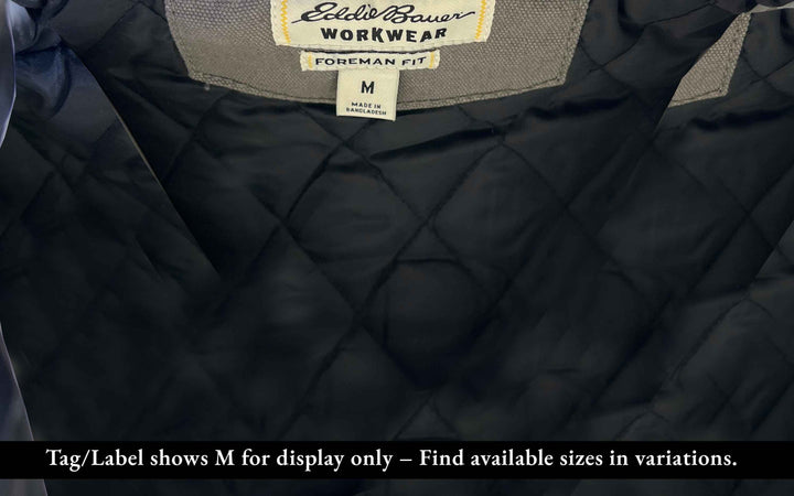 Eddie Bauer Men’s Gravel Jacket Workwear Heavy-Duty YKK Zipper (S01)