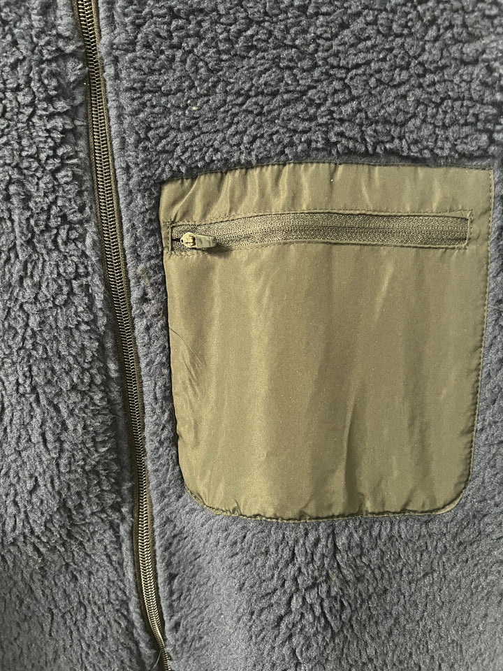 Mountain Ridge Men's Navy Sweater Teddy Woodland Jacket (S02)