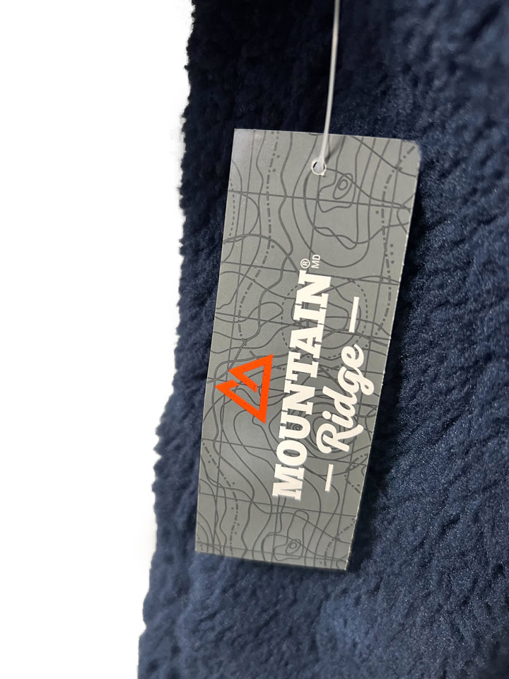 Mountain Ridge Men's Navy Sweater Teddy Woodland Jacket (S02)