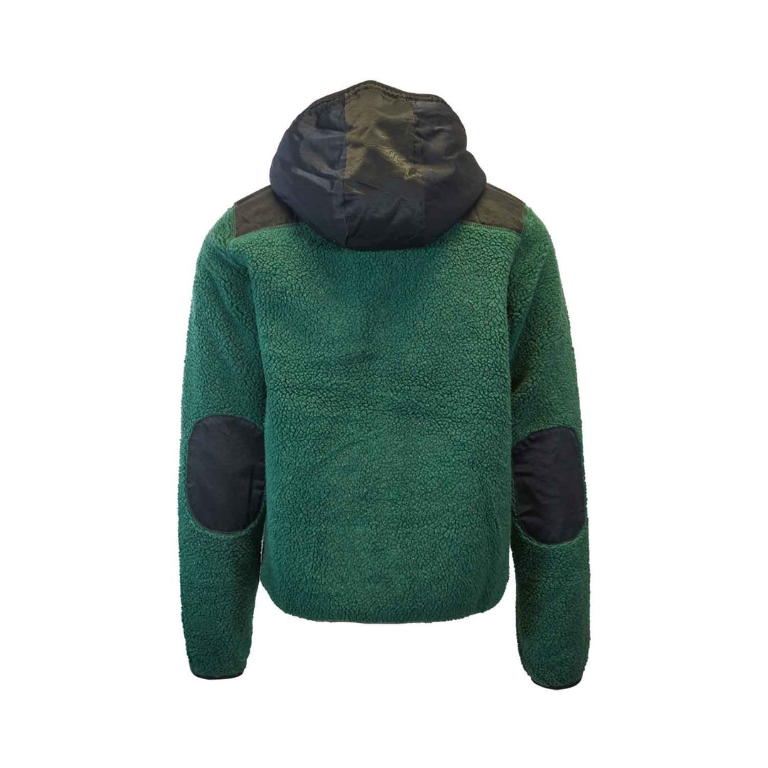 Jack & Jones Men's Green Jacket Authentic Sherpa Teddy Fleece (S03)