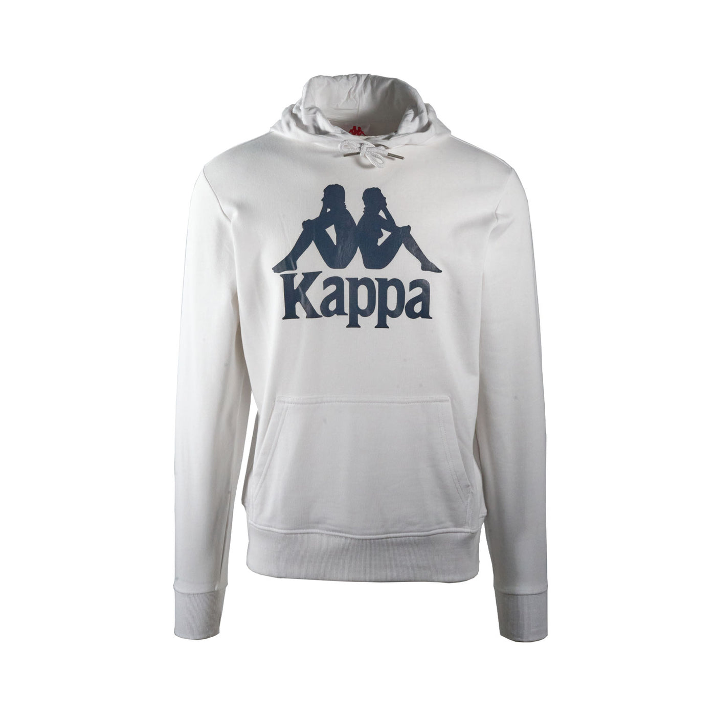 Kappa Men's White Hoodie Taino Hooded Logo Print Sweatshirt (S04)