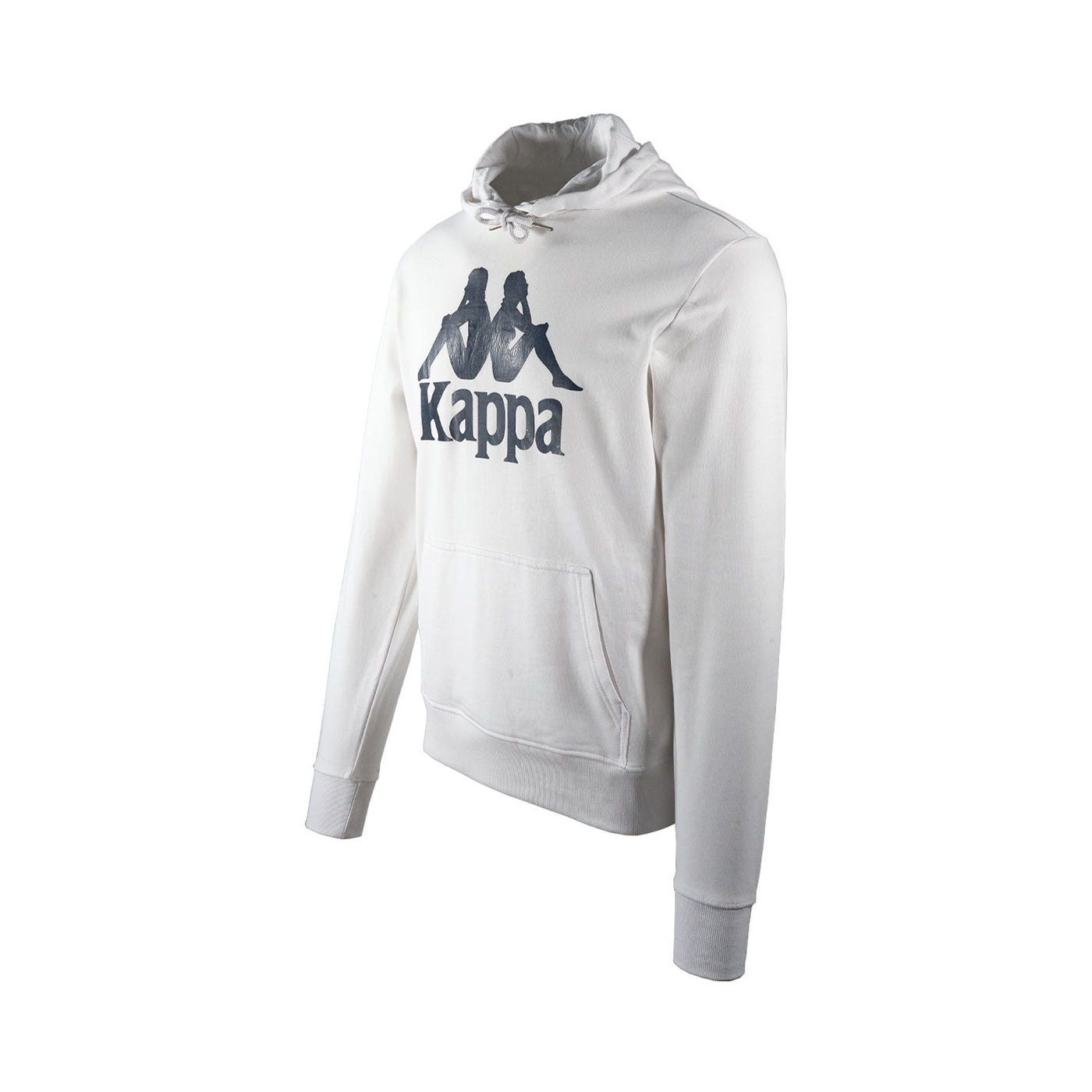 Kappa Men's White Hoodie Taino Hooded Logo Print Sweatshirt (S04)