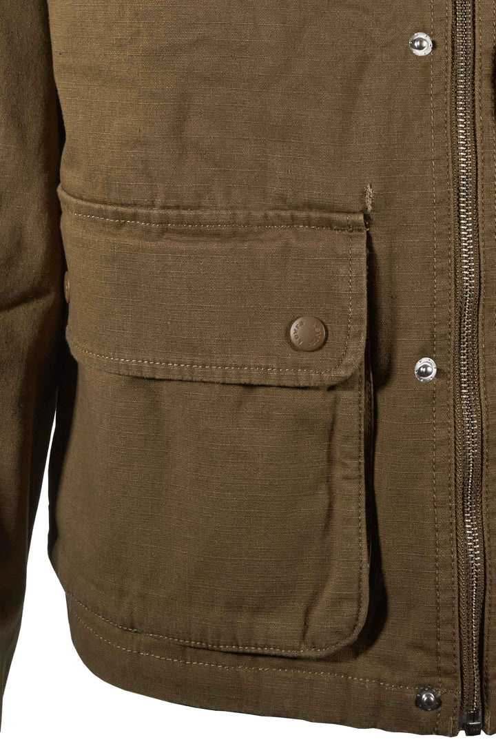 Levi’s Men’s Sepia - Brown Jacket Fishing Ripstop L/S (S02)