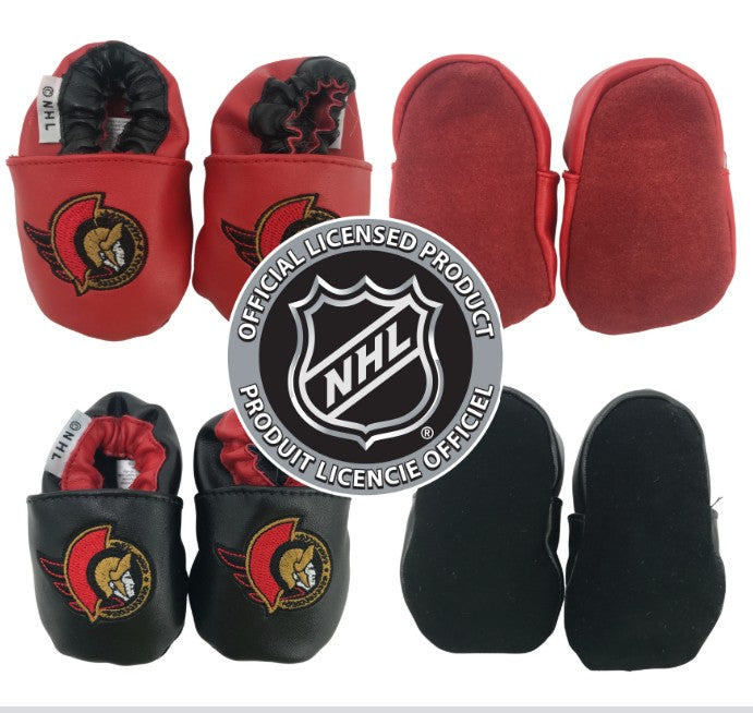 NHL Faux Leather Baby Booteez