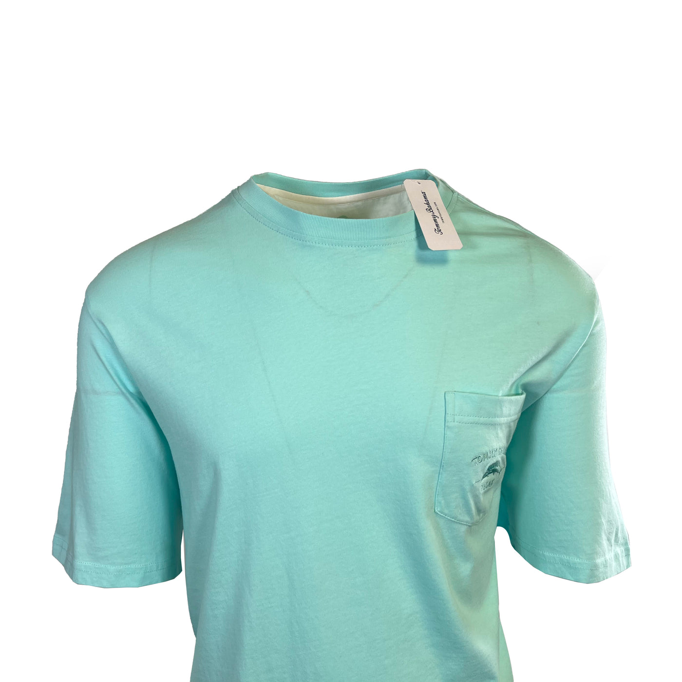 Tommy Bahama Men's Aqua Mist T-Shirt Relax Crew Neck Bali Skyline Tee (S23)