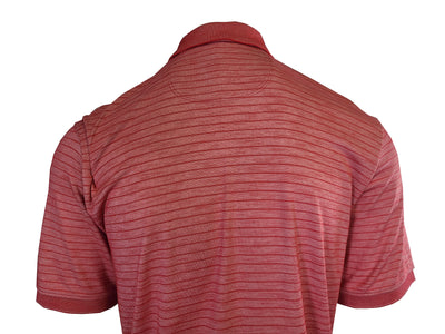 Tommy Bahama Men's DK Havana Pink Striped Performance Polo T-Shirt S/S (S07)