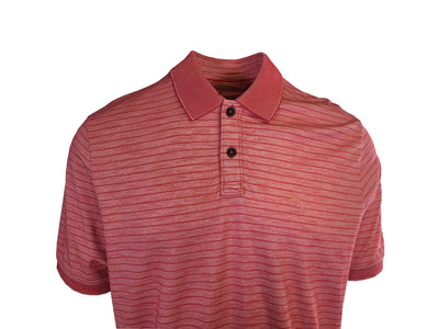 Tommy Bahama Men's DK Havana Pink Striped Performance Polo T-Shirt S/S (S07)