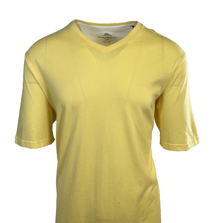 Tommy Bahama Men's Radiant Sun T-Shirt Solid V-Neck Bali Skyline Tee (S40)