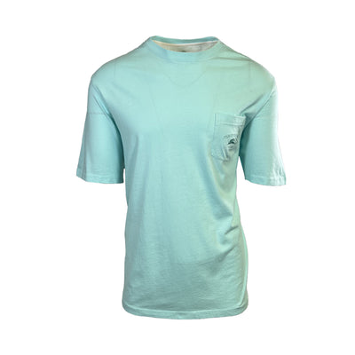 Tommy Bahama Men's Aqua Mist T-Shirt Relax Crew Neck Bali Skyline Tee (S23)