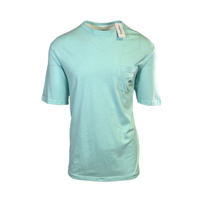 Tommy Bahama Men's Aqua Mist T-Shirt Relax Crew Neck Bali Skyline Tee (S23)