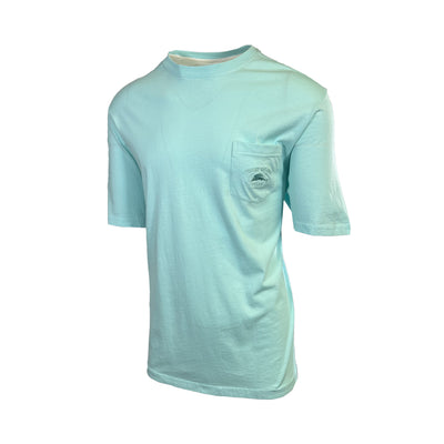 Tommy Bahama Men's Aqua Mist T-Shirt Relax Crew Neck Bali Skyline Tee (S23)