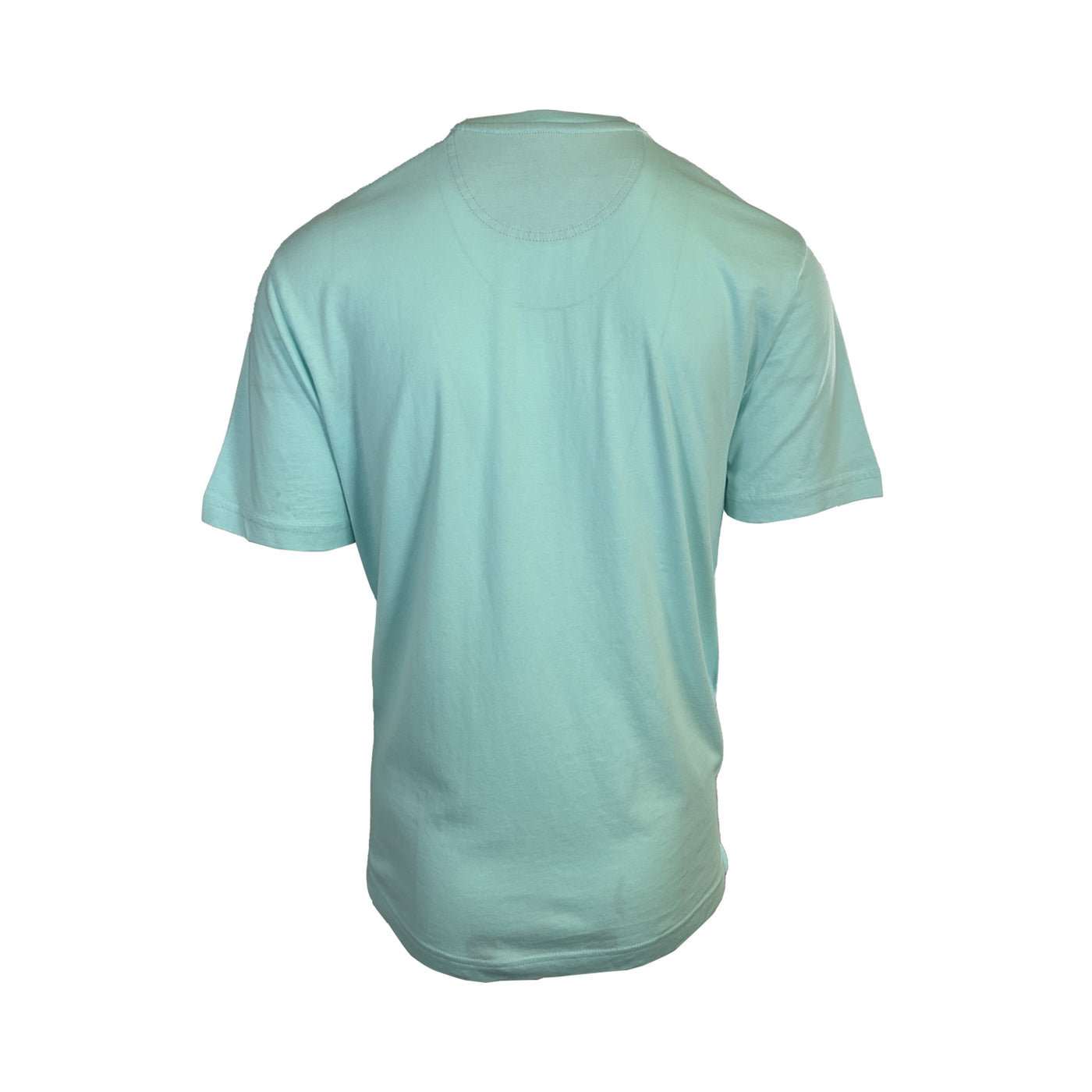 Tommy Bahama Men's Aqua Mist T-Shirt V-Neck Bali Skyline Green Logo Tee (S33)