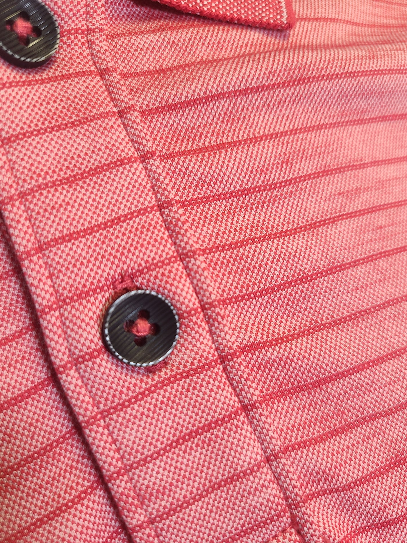 Tommy Bahama Men's DK Havana Pink Striped Performance Polo T-Shirt S/S (S07)