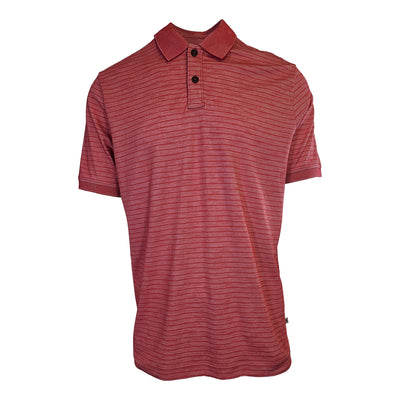 Tommy Bahama Men's DK Havana Pink Striped Performance Polo T-Shirt S/S (S07)