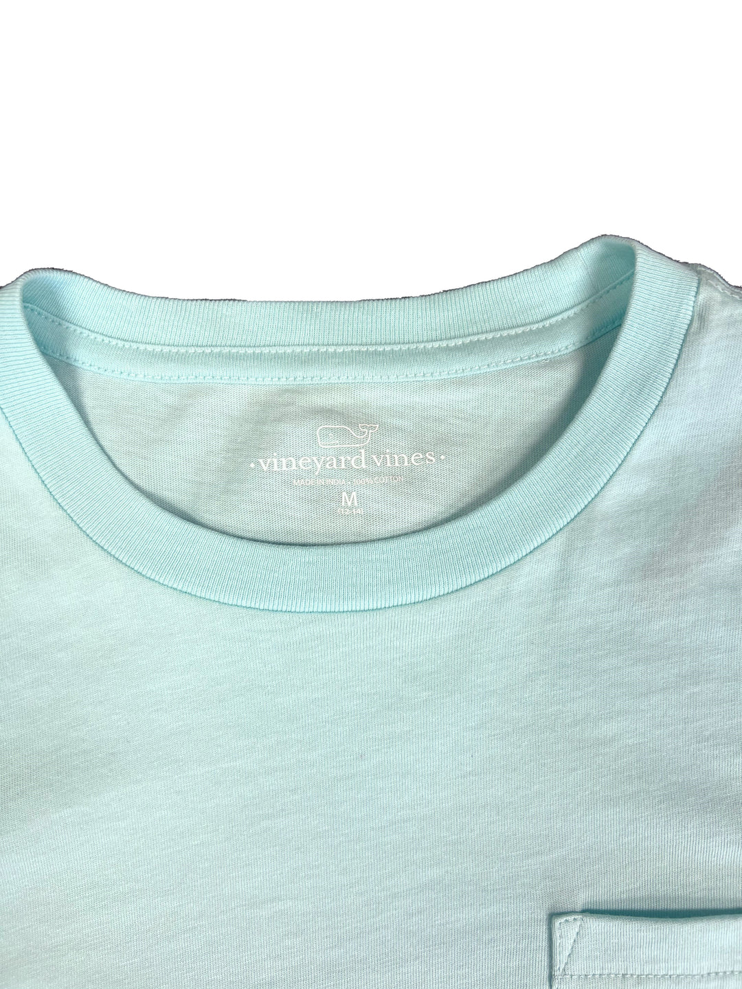 Vineyard Vines Youth's Blue Island Paradise T-Shirt Paisley Floral Whale (S01)