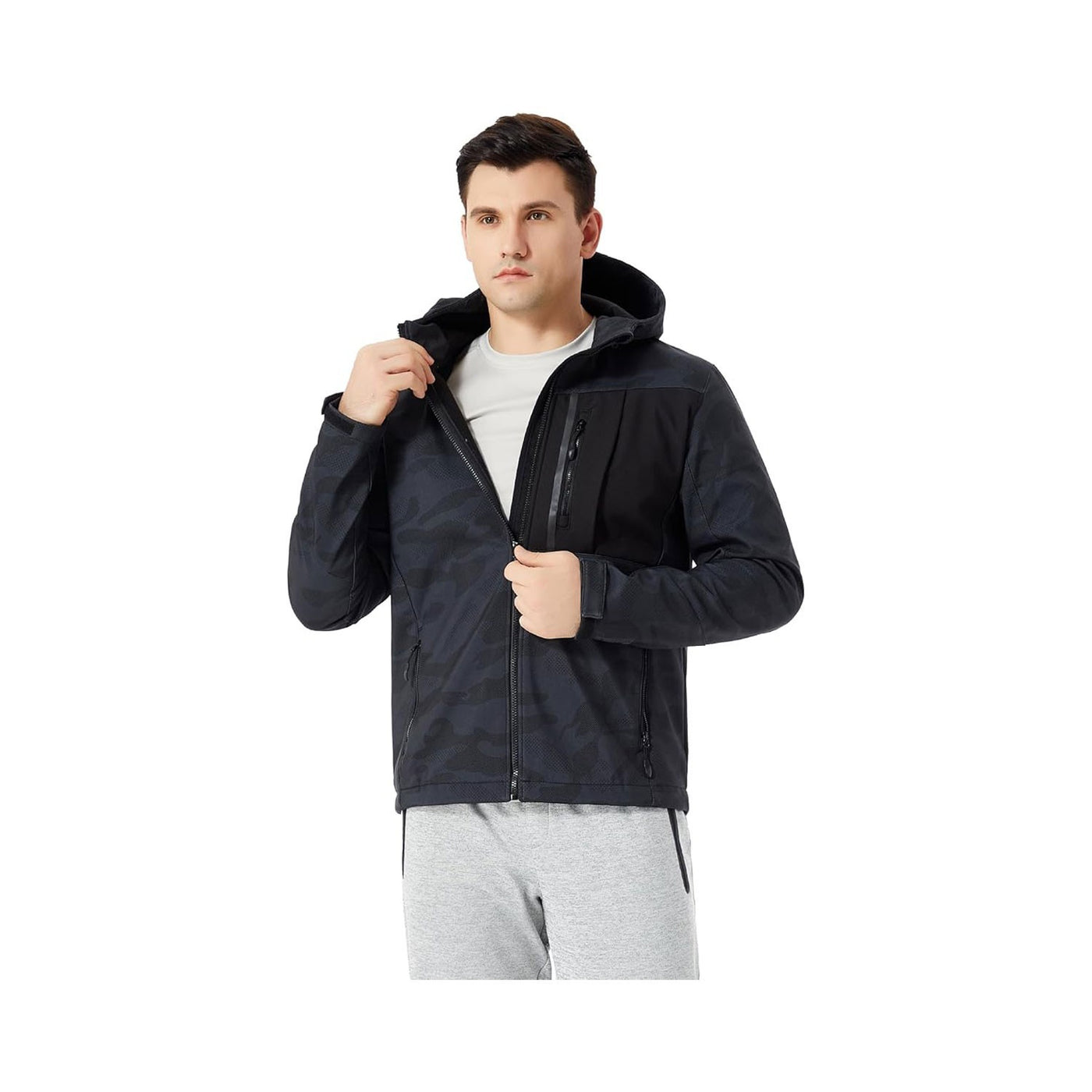 Snotek X-series Men's Jacket Softshell Windbreaker Lightweight Fleece