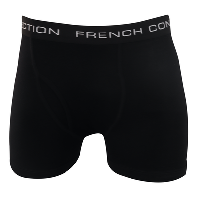 French Connection Men's Boxer Brief Single Pack Black (S33)