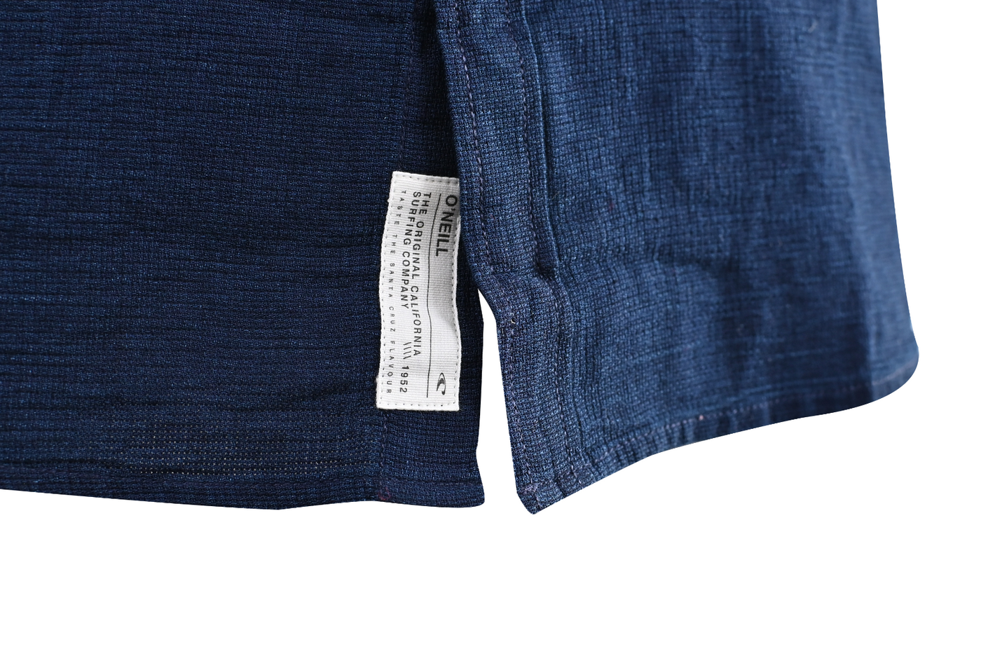 O'Neill Men's Woven Shirt Solid Dark Blue Chambray Pocket Short Sleeve (S08)