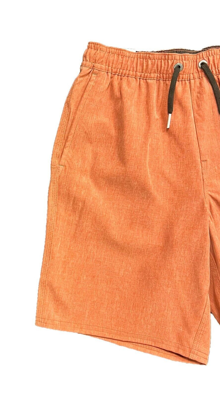 O'Neill Boy's Orange Hthr Abrn Short Sport Hybrid E-Waist Tunnel Drawcord (S02)