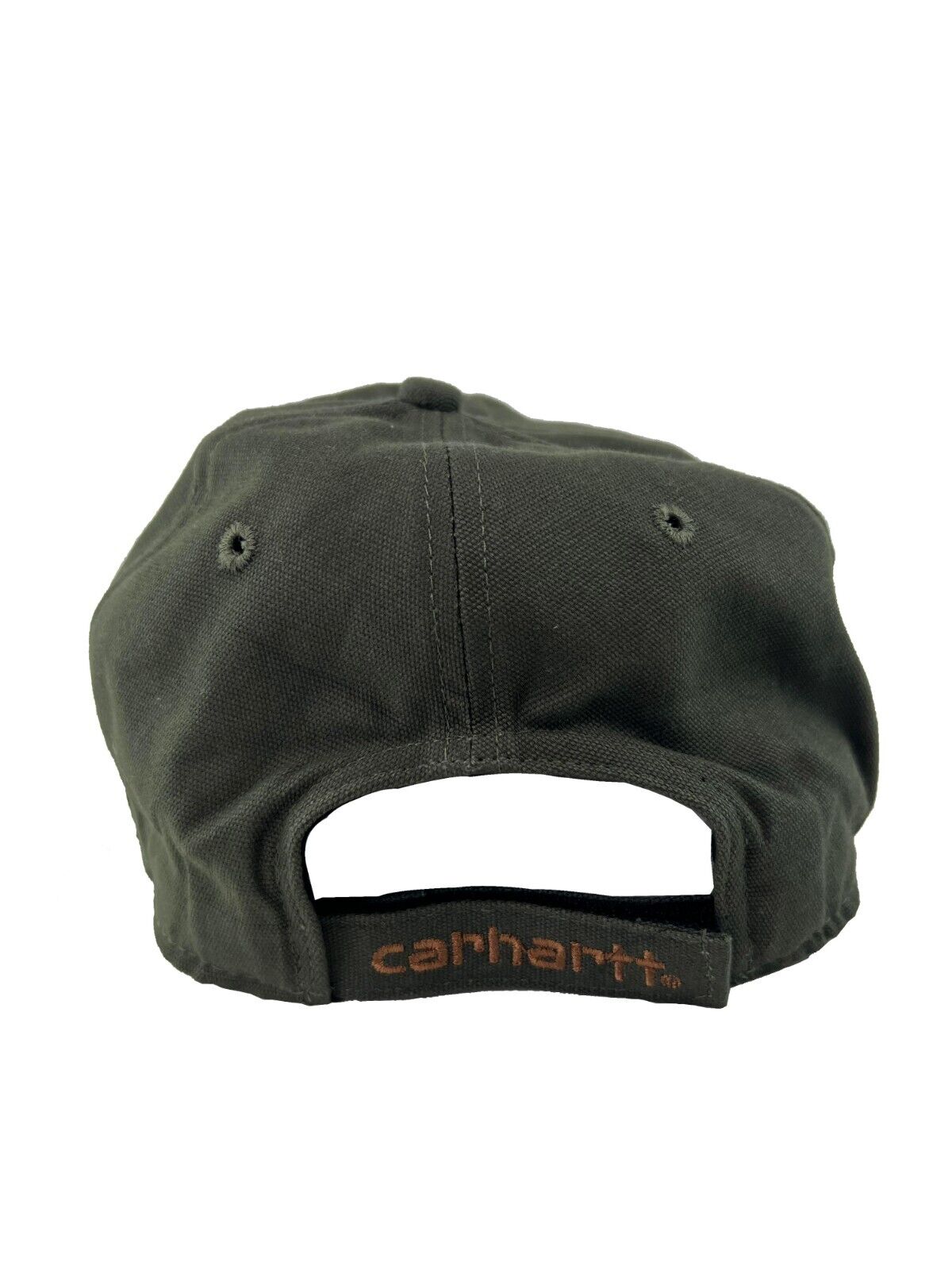 Carhartt Dark Green Canvas Cap FastDry Comfort Simple Side Logo (S06)