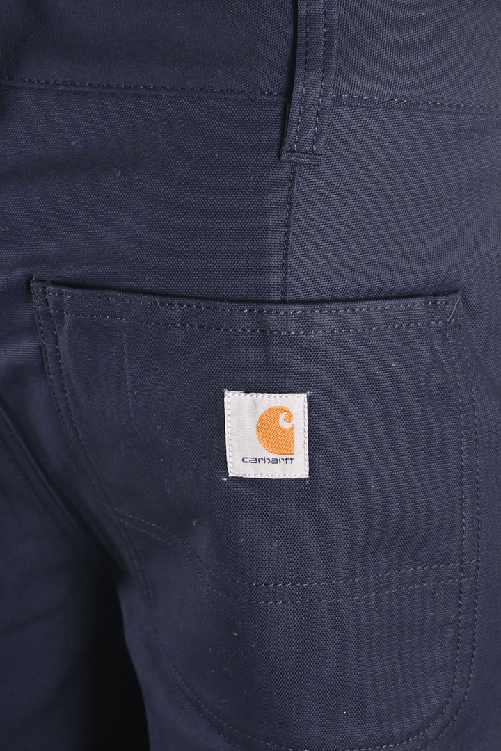 Carhartt Women's Chino Shorts Navy Rugged Flex Rigby Relaxed Fit