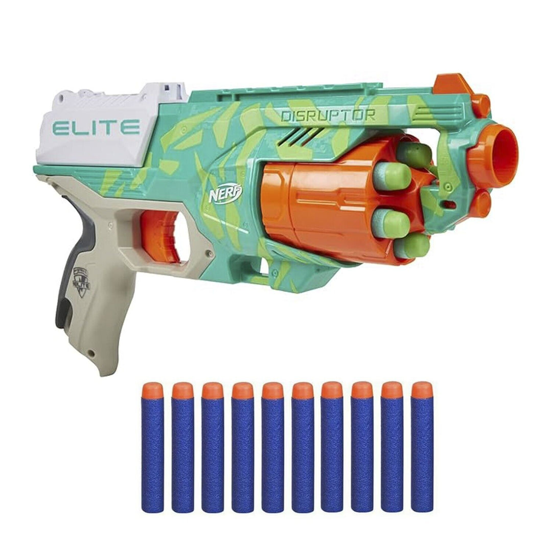 Hasbro Nerf Elite Disruptor 6-Dart Rotating Drum Dynamic Green