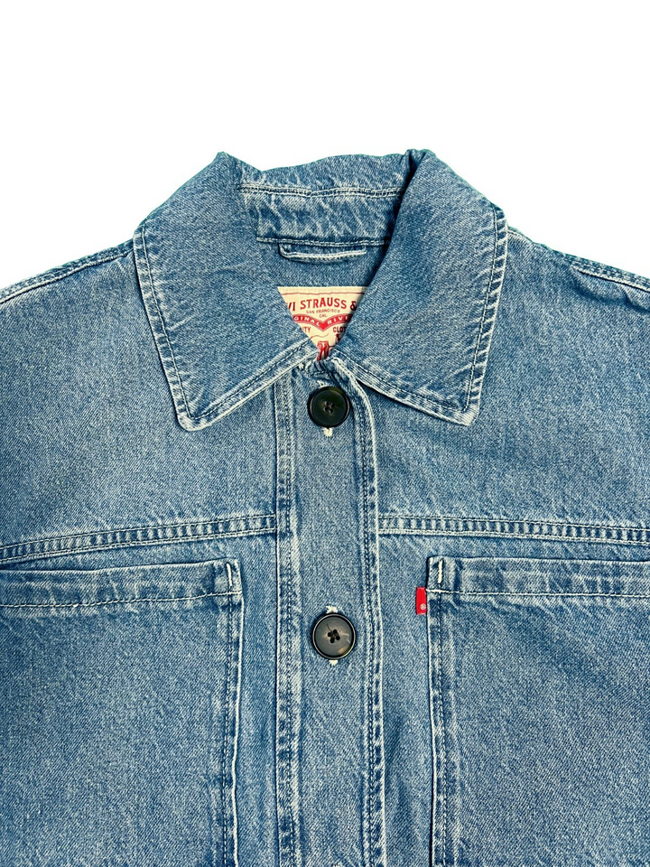Levi's Women's Denim Jacket Cara Cotton Prep Outerwear Coat (S01)