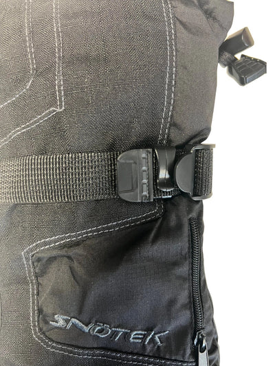 Snotek Women's Black Stitched Zip Performance Winter Ski Gloves ST118 (S02)