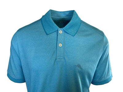 Tommy Bahama Men's Blue Crush Performance Polo 2 Buttons T-Shirt S/S (S16)