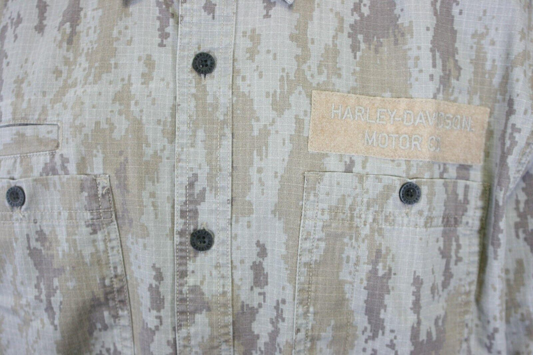 HD Branded Men's Shirt Camouflage Park Shirt L/S Woven (S57)