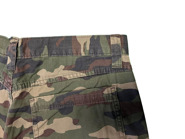 Wrangler Men's Smooth Camo Pant Fleece Lined Cargo Relaxed Fit Five Star (S02)