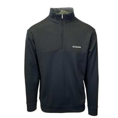 Columbia Men's Black Sweatshirt Hart Mountain Half Zip L/S (S05)