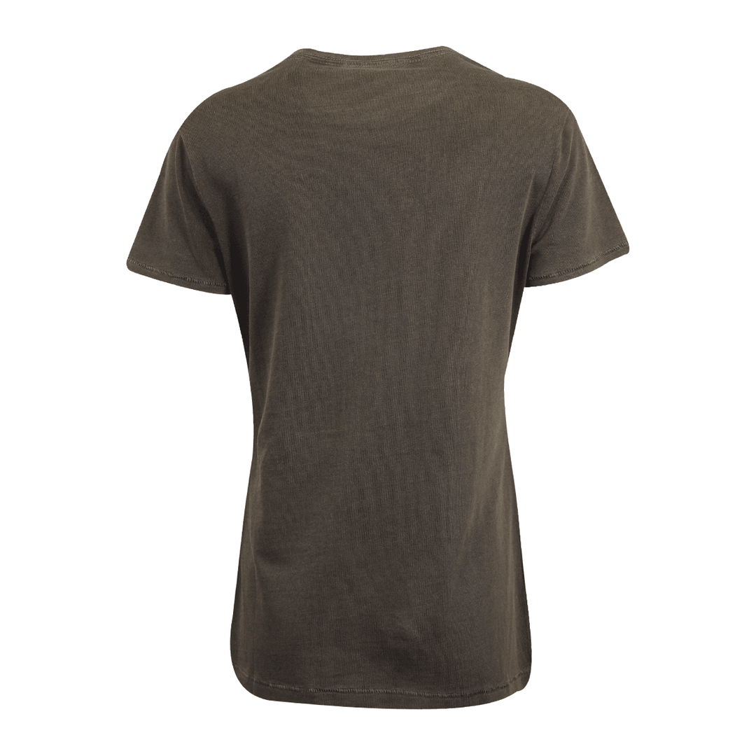 HD Branded Women's T-Shirt Grey Bronze Official Logo S/S (S37)