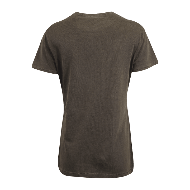 HD Branded Women's T-Shirt Grey Bronze Official Logo S/S (S37)