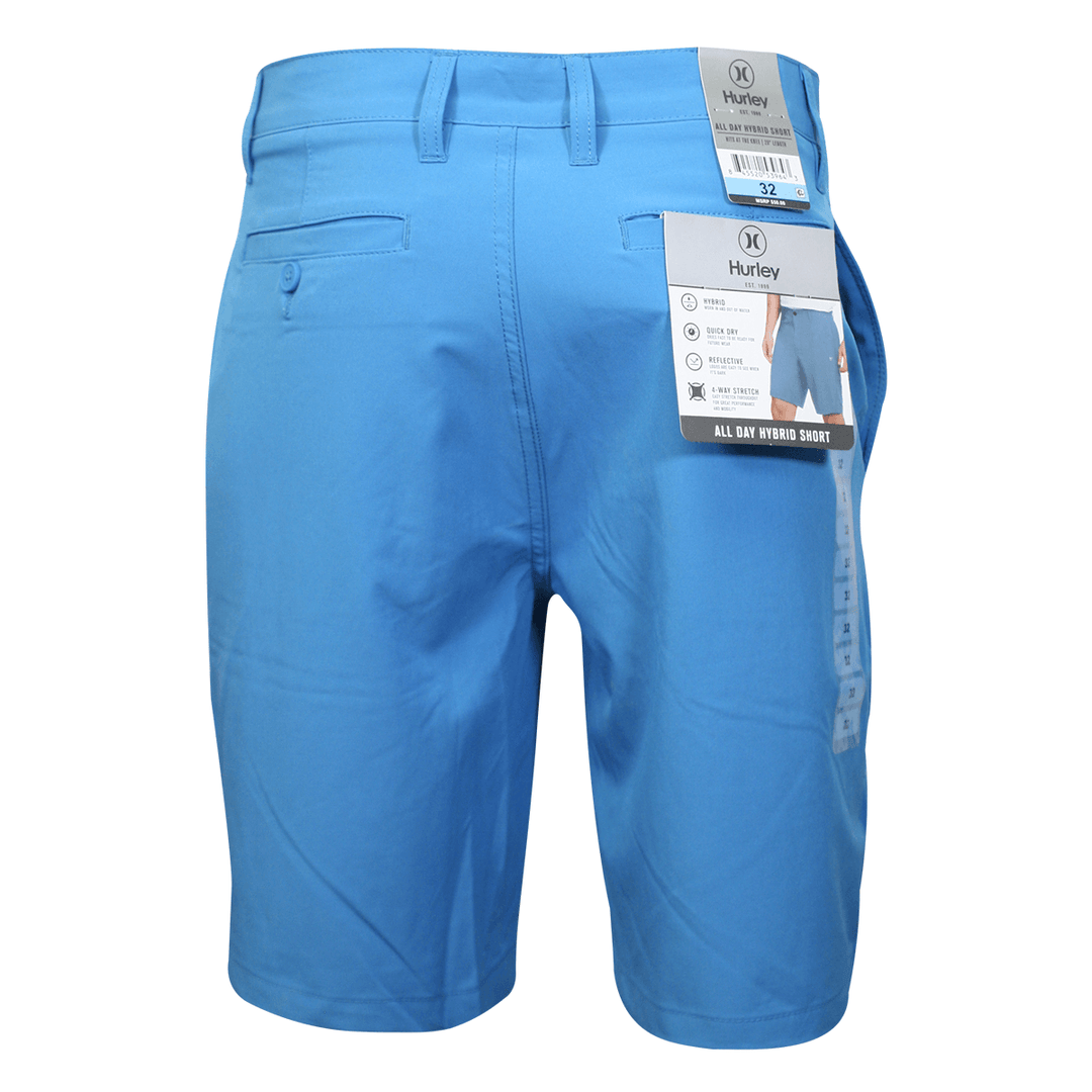 Hurley Men's All Day Hybrid 4-Way Stretch Walk Shorts - Quick Dry, Reflective, Machine Washable