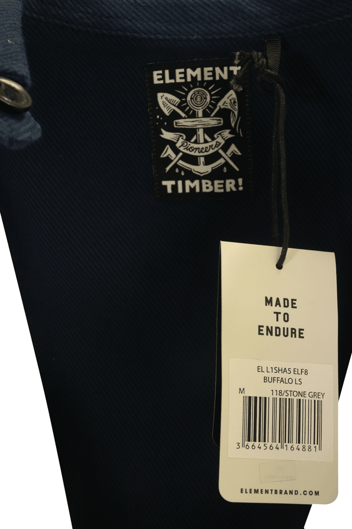 Element Women's Flannel Shirt Blue Buffalo Made To Endure (S02) Size Medium