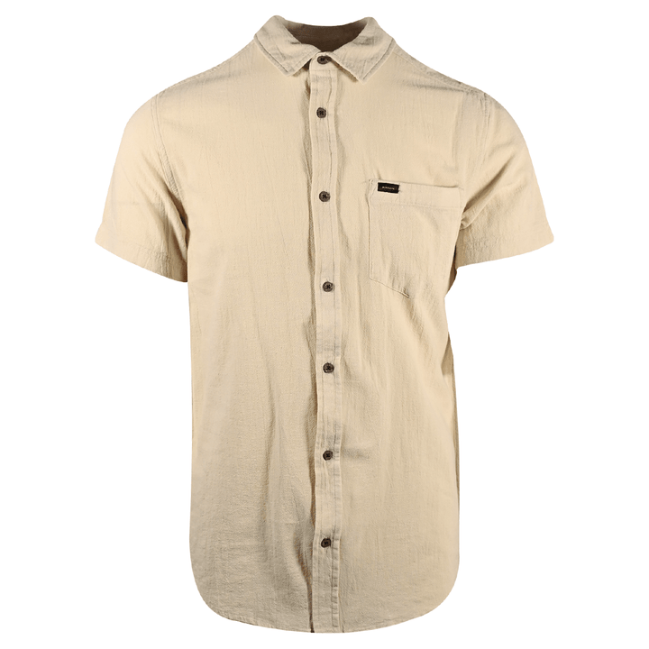 Rip Curl Men's Shirt Bone Linen Short Sleeve Woven (S12)