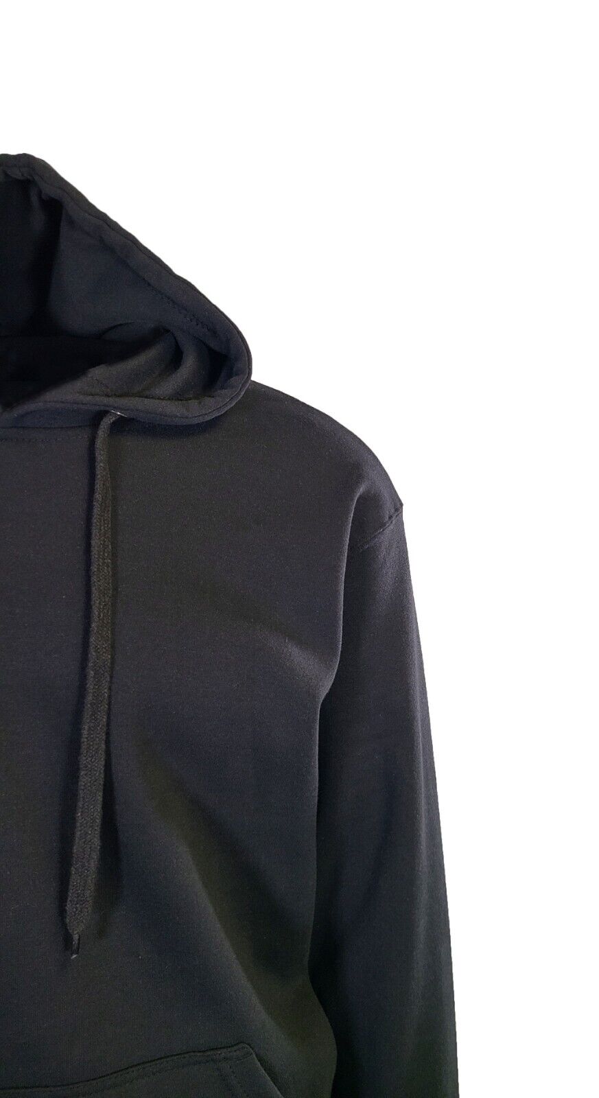 Cotton Best Men's Black Hoodie 2 PACK Pullover Solid L/S (P01)